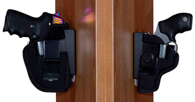 Wide Holster Rests - Nightstand Gun Mount