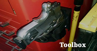 Standard Holster Rest -Toolbox Gun Mount